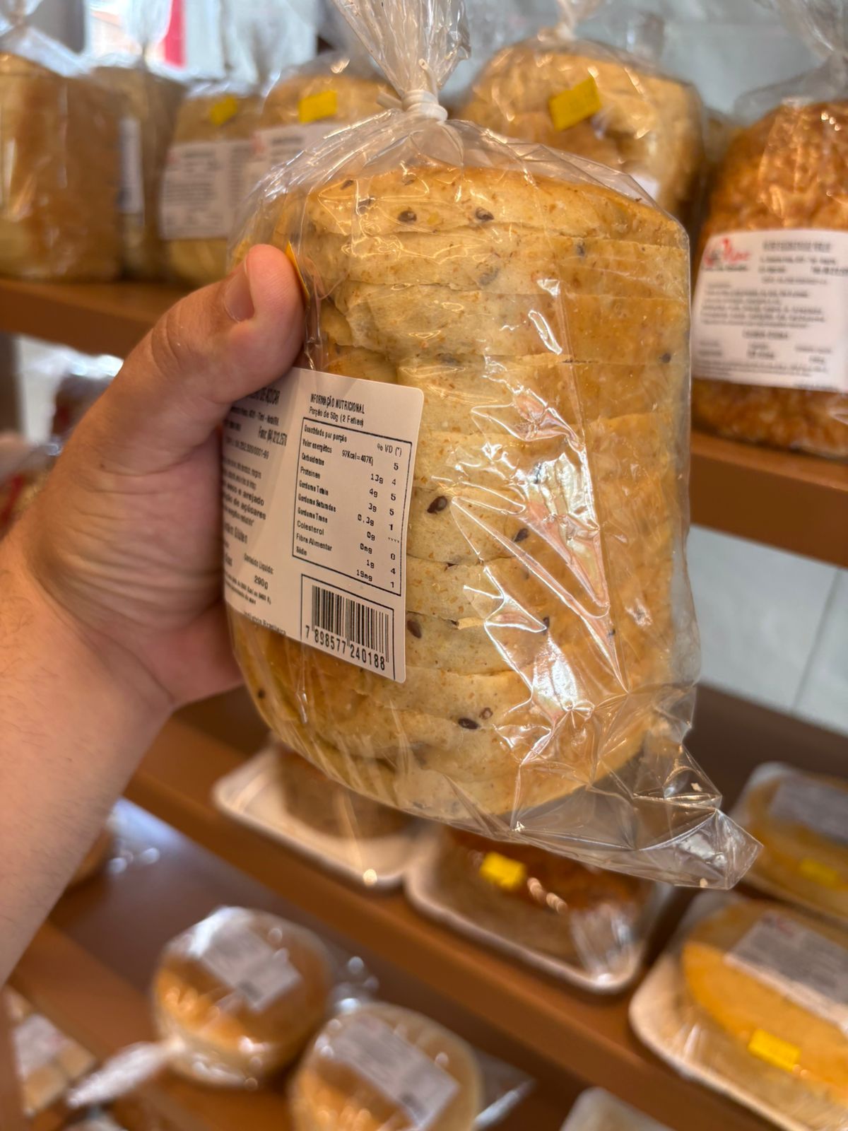 Pão de Linhaça Zero Açúcar (PCT)